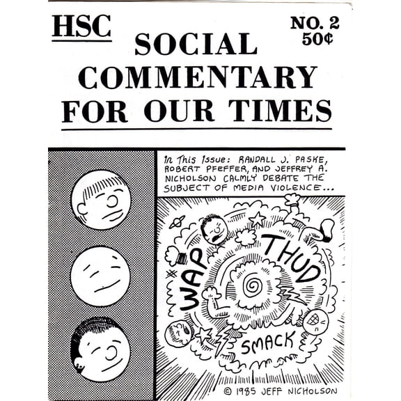 Social Commentary For Our Times #2 VF ; High School Comic Book