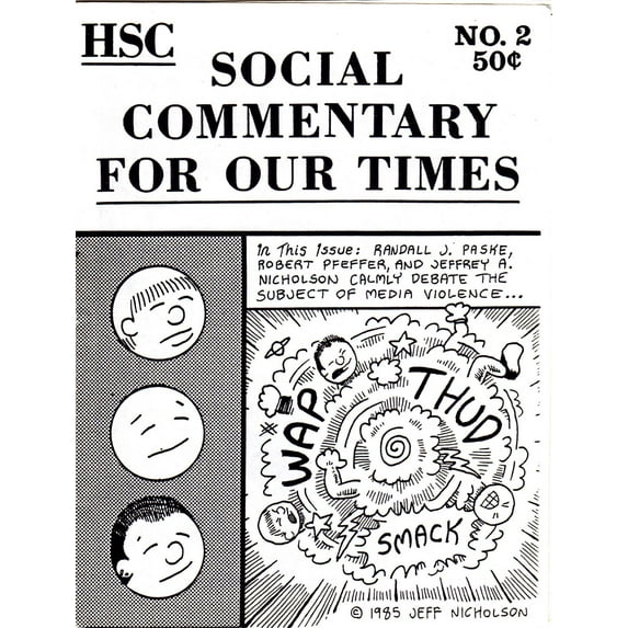 Social Commentary For Our Times #2 VF ; High School Comic Book
