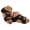 Black, variant on Platform Slide on Sandals for Women Comfortable Cork Footbed Wedge Shoes Buckles Leather Summer Slides with Arch Support Yellow Size 9
