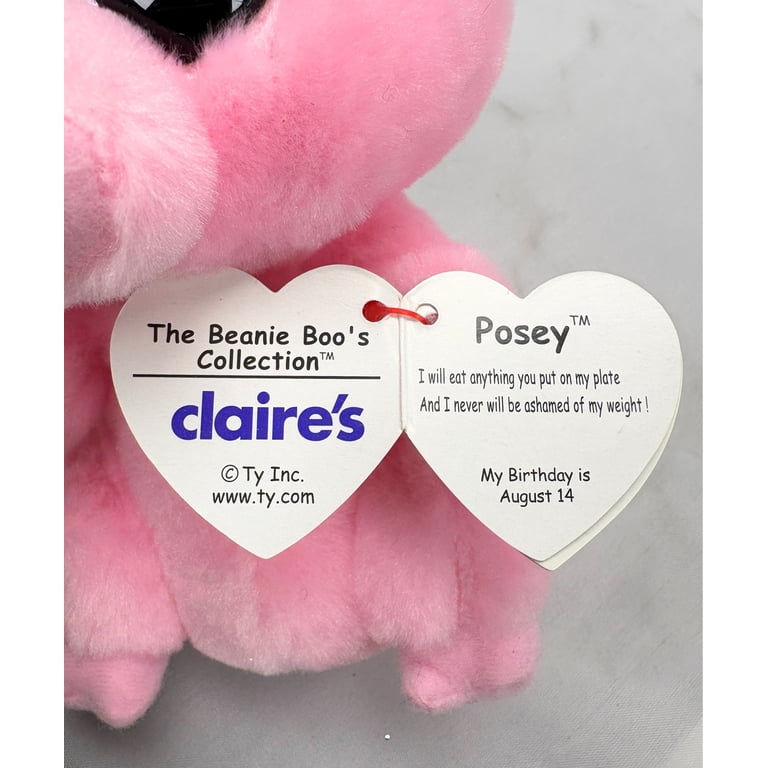 TY Beanie Boos - POSEY the Pig (Glitter Eyes)(Regular Size  display picture 1