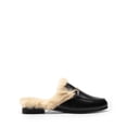 thumbnail image 2 of BURUDANI Women Buckle Backless Flats Mules Slip-On Dressy Casual Loafer Slides Comfort Shoes, 2 of 7