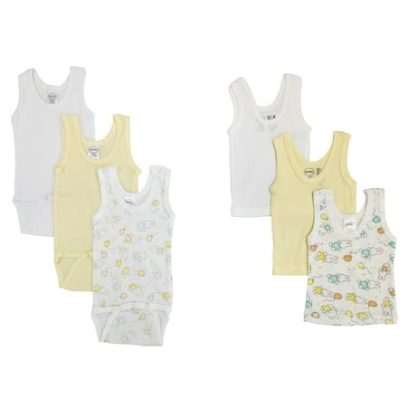 

Unisex Baby 6 Pc Onezies and Tank Tops
