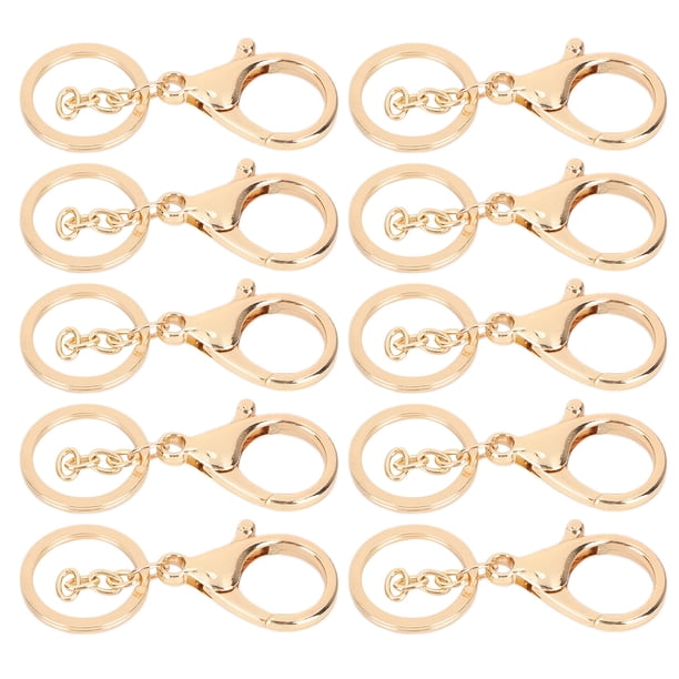Accesorios para llaves, 10 piezas de llavero chapado, llavero vintage, llavero retro, elaborado por expertos