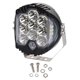 thumbnail image 4 of Luz de trabajo LED genérica de 7 pulgadas, luz de conducción con soporte de montaje, voltaje de 12 V-24 V, temperatura de trabajo de -40  degreeC ~ 70  degreeC, Lente transparente, 4 of 8