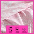 thumbnail image 3 of Betsey Johnson - Twin Bed Sheets, Bedding Set with Matching Sham, Smooth & Silky, Fade & Wrinkle Resistant, Dorm Essentials (Fairytale Floral Pink), 3 of 7