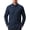 Navy, variant on GENTS BLISS Long Sleeve Mens Dress Shirts Casual Solid Shirts for Men Regular Oxford Tops with Pocket