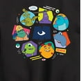 thumbnail image 3 of Monsters Inc. - Monster Character Circle - Toddler & Youth Crewneck Fleece Sweatshirt, 3 of 5