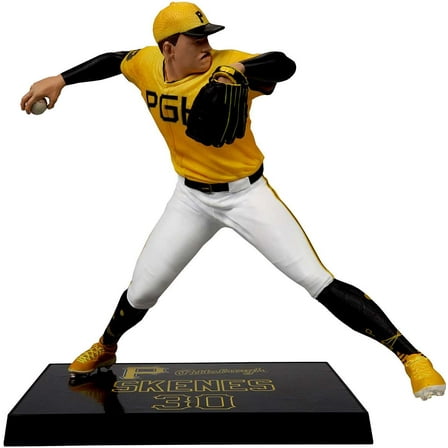 McFarlane MLB Sports Picks Baseball Paul Skenes Posed Figure (Gold Jersey, Chase Version)