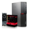 thumbnail image 1 of Lenovo ThinkCentre Gaming PC with RX 550 4GB Graphics Card, Intel Quad Core i7 Processor@3.40GHz, 1TB SSD 32GB RAM, Wireless Keyboard & Mouse, Win 10 Pro,Wifi - Refurbished, 1 of 6