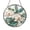 Acrylic 3.5 Inch, variant on Nature Inspired Dragonfly Stained Glass Window Suncatcher, Round Lotus Panel for Calm Home Decoration