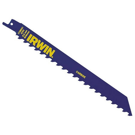 Irwin 372803C 8" 3 TPI Cement Board Reciprocating Saw Blade