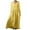 Yellow, variant on Plus Size Summer Dresses Womens Spring and Summer V-Neck Solid Cotton and Linen Casual Pocket Long Sleeved Dress