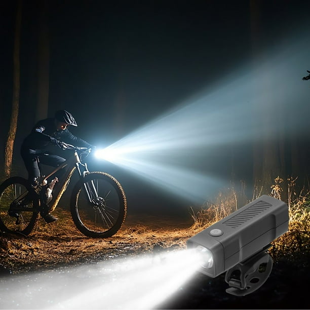 Linterna Frontal Recargable Por Usb para Ciclismo Nocturno, Potente Luz para Bicicleta