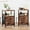 With Charging Station,Rustic Brown, variant on Satifur Nightstand with Drawers & Shelf,Set of 2 Bedside End Table for Bedroom,White