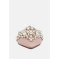 thumbnail image 2 of ASTRE Pearl Embellished Shimmer Mules In Blush, 2 of 7