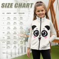 thumbnail image 7 of Uorisanigo Cute Panda Fleece Jacket Vest for Toddler & Kids Puffy Sleeveless Zip Front Jacket Warm Outwear Fashion Fall Winter Clothes Jackets Vests with Pockets 2-12 Years, 7 of 7