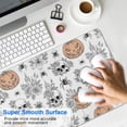 thumbnail image 4 of Long Mouse Pads for Desk,White Halloween Skull Pumpkin Spider Desk Mats on Top Of Desks, Desk Mouse Pad Extra Large with 3mm Non-Slip Base and Stitched Edge for Gaming,Work,Home 31.5"x11.8", 4 of 5