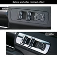thumbnail image 6 of CheroCar Window Lift Switch Panel Trim Cover for Ford F150 2015-2020 Interior Accessories,Chrome, 6 of 7