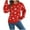 Red, variant on Tiweut Heart Sweater for Women Valentines Day Cute Love Print Casual Crewneck Long Sleeve Pullover Knitted Sweaters Tops,Pink,S