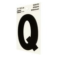 thumbnail image 2 of Hy-Ko RV-50/Q Reflective Letter, Character: Q, 3 in H Character, Black Character, Silver Background, Vinyl, 2 of 8