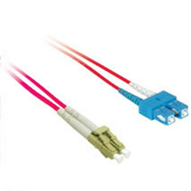 5M LC-SC DUPLEX 9-125 Câble de Raccordement de Fibre Optique Monomode - Rouge