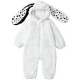 thumbnail image 3 of VNKIDY Boys Bodysuits Soft Winter Onesie Cute Hood Design Plush Romper For Newborn Infant Toddler Warm Long Sleeve Long Pants One Piece Jumpsuit Lovely Jumpsuit, 3 of 9