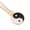 Golden, variant on 1 Pair Couple Necklace Eye-catching Rust-proof Alloy Unisex Necklace Tai Chi Pendants for Women