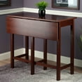 thumbnail image 3 of Winsome Wood Lynnwood Drop-Leaf High Island Table, Walnut Finish, 3 of 3