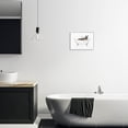 thumbnail image 2 of Donkey Bathroom Tub Animal Animals & Insects Graphic Art White Framed Art Print Wall Art, 2 of 7