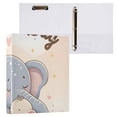 thumbnail image 3 of Mother's Day Elephant 3 Ring Binders 1.5 inch Hardcover File Folders with Interior Pockets A4 Size Organizer for School Office Hospital, 3 of 8
