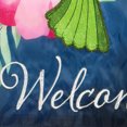 thumbnail image 5 of Welcome Hummingbird Blue Yard Flag 11.5in x 18in, 5 of 8