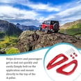 thumbnail image 4 of Riwesomey 1 par de manijas de ATV, montaje de tornillo Interior portátil, reemplazo de accesorios de agarre para Maverick X3 Ventana automotriz Rojo Riwesomey VI018257-02B, 4 of 6