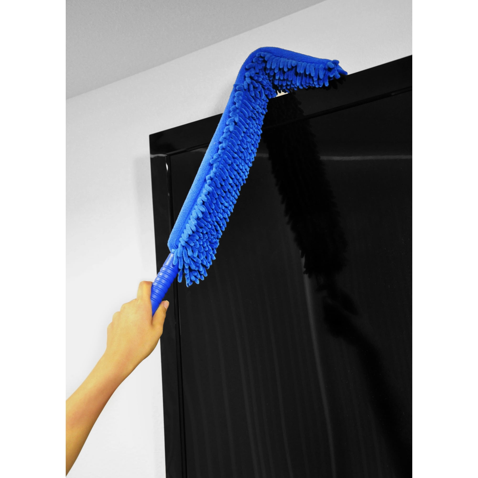 CleanAide Handheld Microfiber Flex Duster 20 inches Blue