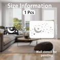 thumbnail image 4 of Star Stencils - Reusable Wall & Canvas Stencils A4 Size Twinkle Star Design for Home Decor, 4 of 7