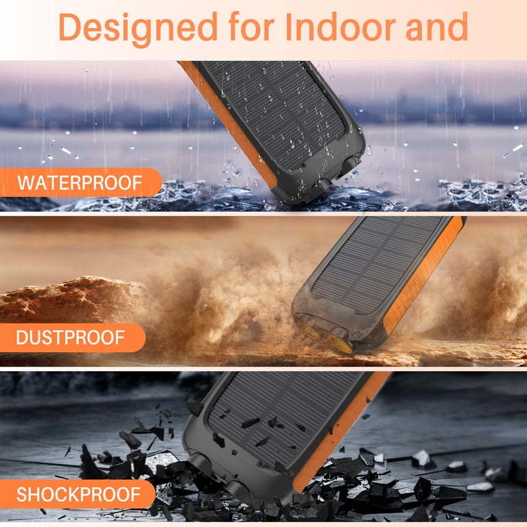 OWNTECH 38800mAh Solar Power Bank with Wireless Charging photo 6
