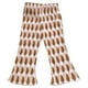 thumbnail image 1 of Odeerbi 1-7 Años Niñas Hielo Silk Flamed Pantalones Retro Bell Pantalones de Fondo Pantalones Transpirables de Color Sólido, 1 of 3