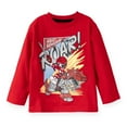 thumbnail image 4 of Power Rangers Little Boys 3 Pack Long Sleeve T-Shirts Toddler to Big Kid, 4 of 5