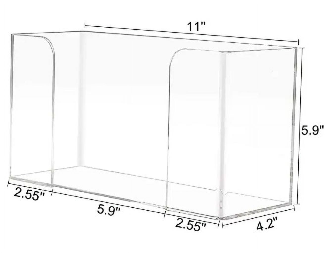 Commercial Paper Towels Holder, Clear Acrylic Paper Towel Dispenser Holder fit for C-fold,tri-fold and Multi-fold Commercial Paper Towels