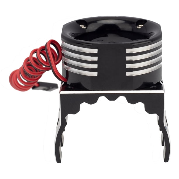 1:8 1:10 Disipador Vehículos Camiones DIY Ps Negro Hugo Disipador de calor del ventilador de refrigeración