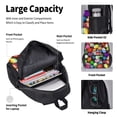 thumbnail image 4 of Pofeuu Easter Eggs2 Print Backpack Travel Backpacks With Lunch Bag Pencil Bag Set 3 pcs Set Cartoon Backpack, 4 of 7