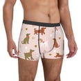 thumbnail image 4 of Salouo Star Cute Dog Print Men's Boxer Briefs,Breathable Underwear Elastic Waistband Briefs for Men -X-Large, 4 of 8