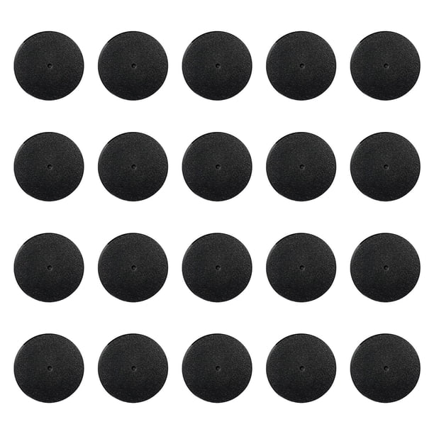 Bases de modelos, bases para miniaturas de juegos de mesa, circulares para exhibición de figuras de escritorio de 5 cm/1,97 pulgadas para vitrina de 20 piezas