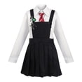 thumbnail image 5 of Disfraz de Matilda para cosplay, uniforme escolar, abrigo, falda con corbata, disfraz de Matilda de Roald Dahl, trajes escolares de Halloween para niñas, 5 of 5