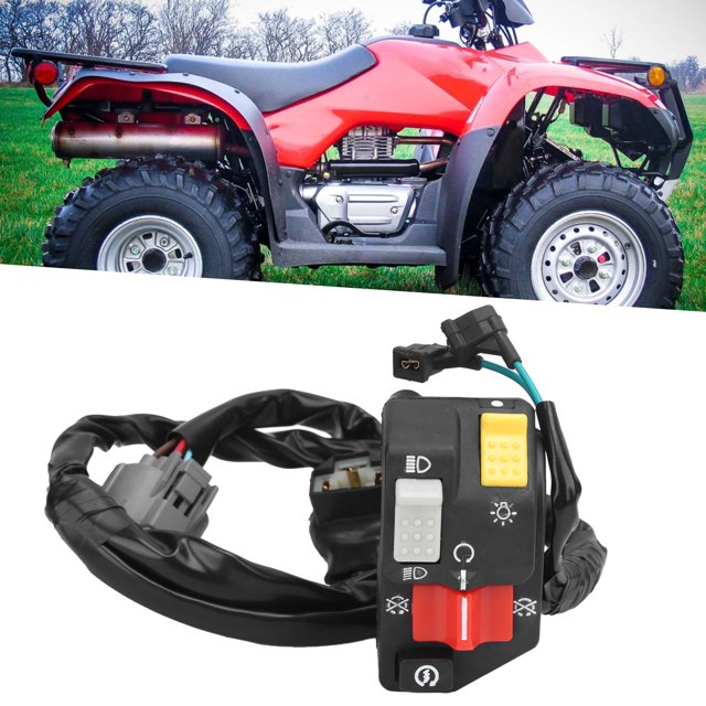 Interruptor de Asesinato de Manillar, Enchufe de Control de Arranque/Parada del Motor Y Reproducir el Controlador de los Faros del Manillar Hi/Control Bajo Para El Reemplazo del