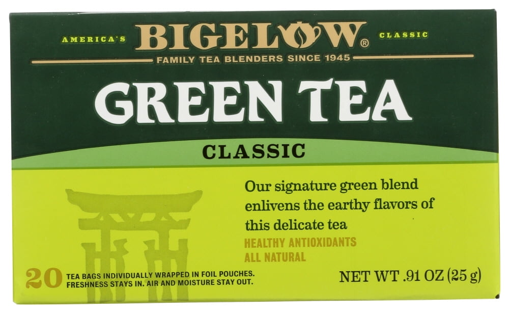 Bigelow Green Tea, Tea Bags, 20 Count
