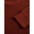 thumbnail image 3 of Suéter para Niños GAP con Cuello Redondo en Color Copper Beech Talla L, 3 of 3
