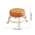 thumbnail image 3 of Uuiauoio Tabouret Roulant à Faible Hauteur avec Roues Tabourets Roulants Robustes Rotation à 360 Degrés pour Nettoyage de la Maison Garage Tabouret de Réparation Extérieur Bureau Travail Nettoyage de Planchers, 3 of 6