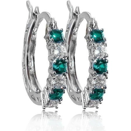 APIPEE 925 Sterling Silver Hoop Earrings For Women