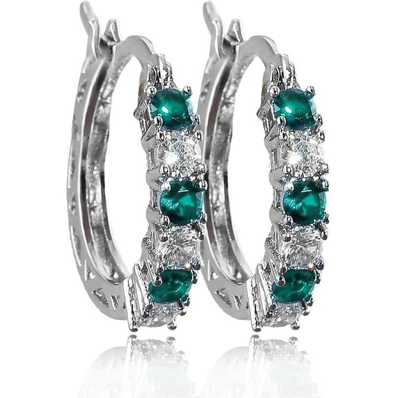 APIPEE 925 Sterling Silver Hoop Earrings For Women