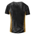 thumbnail image 3 of Men'S Printed T-Shirt Outdoor Retro Button Loose Short Sleeve Top S, 3 of 3